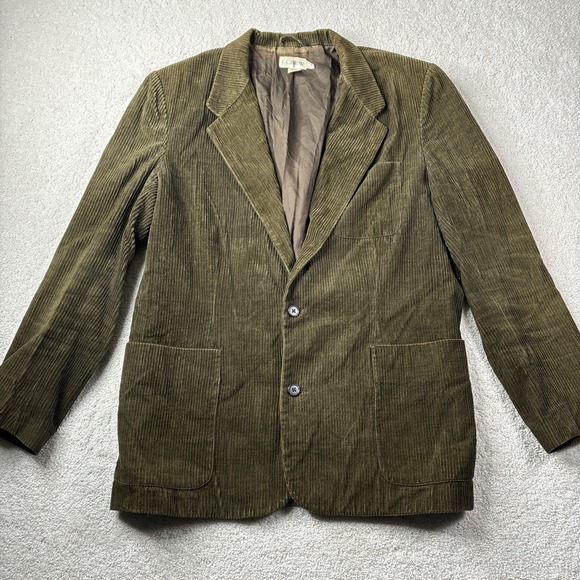 J Crew Oarsman Corduroy Blazer Men's Medium Brown Jacket Sport Coat Preppy - Picture 2 of 13